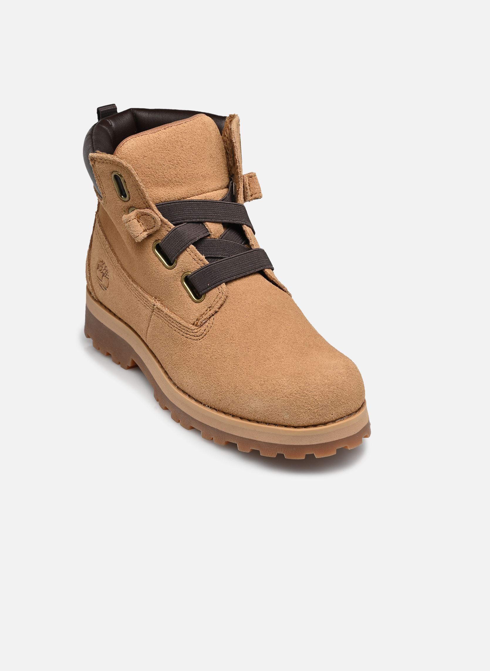 Enkellaarzen en laarzen Courma Kid MID PULL ON BOOT bruin Timberland Enkellaarzen en laarzen Courma Kid MID PULL ON BOOT bruin LIGHT BROWN SUEDE