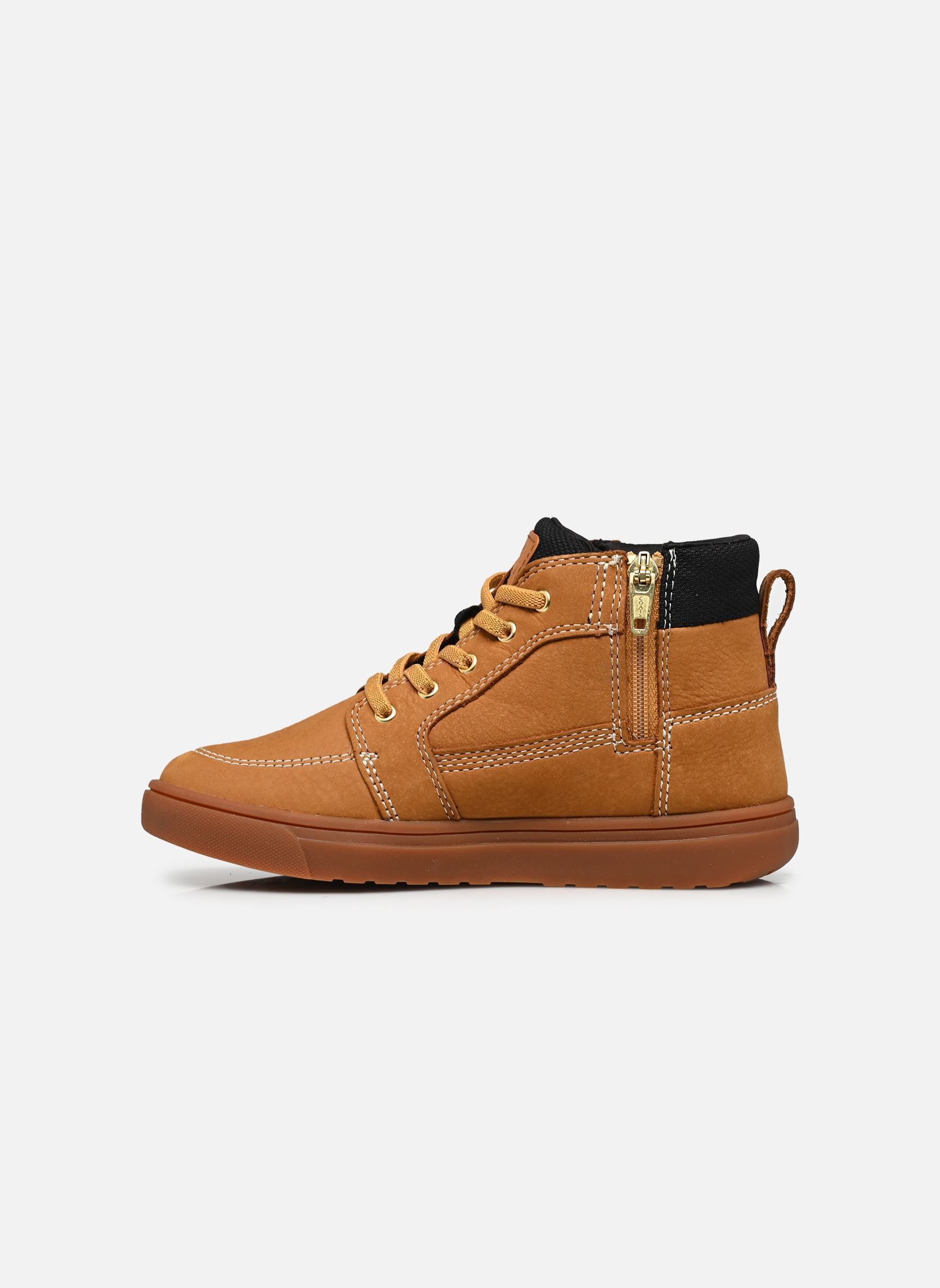 Baskets Lisbon Street MID zip SNEAKER garçon marron Timberland Baskets Lisbon Street MID zip SNEAKER garçon marron WHEAT NUBUCK