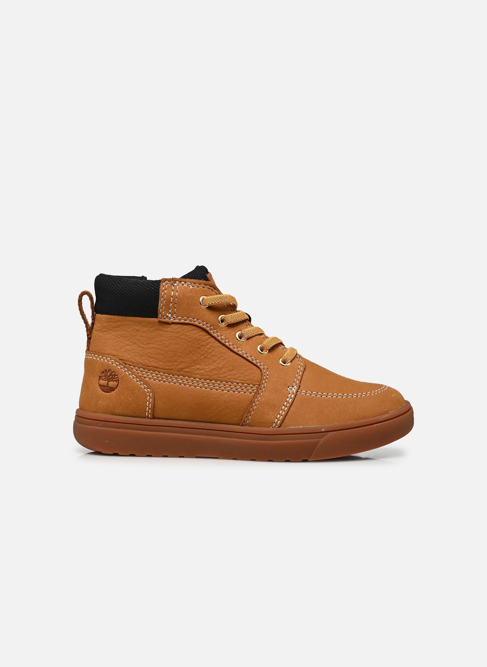 Baskets Lisbon Street MID zip SNEAKER garçon marron Timberland Baskets Lisbon Street MID zip SNEAKER garçon marron WHEAT NUBUCK