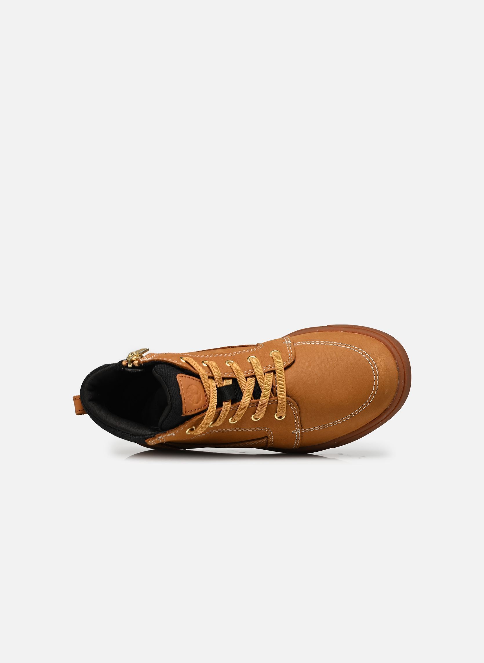 Baskets Lisbon Street MID zip SNEAKER garçon marron Timberland Baskets Lisbon Street MID zip SNEAKER garçon marron WHEAT NUBUCK