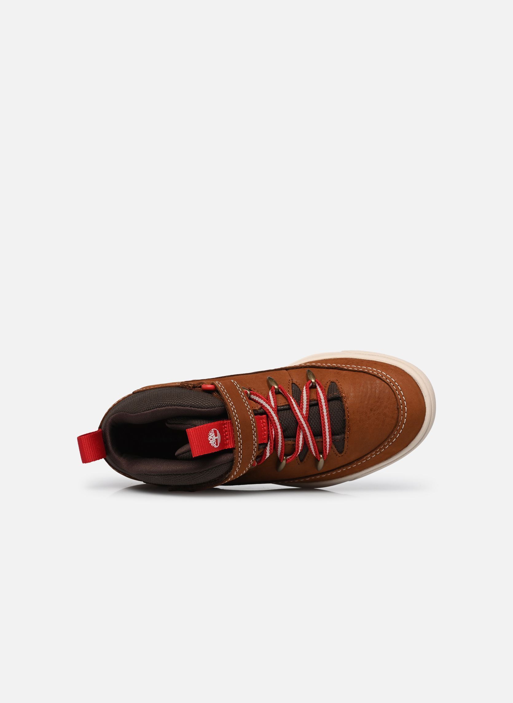 Baskets Lisbon Street mid sneaker garçon marron Timberland Baskets Lisbon Street mid sneaker garçon marron W DARK BROWN