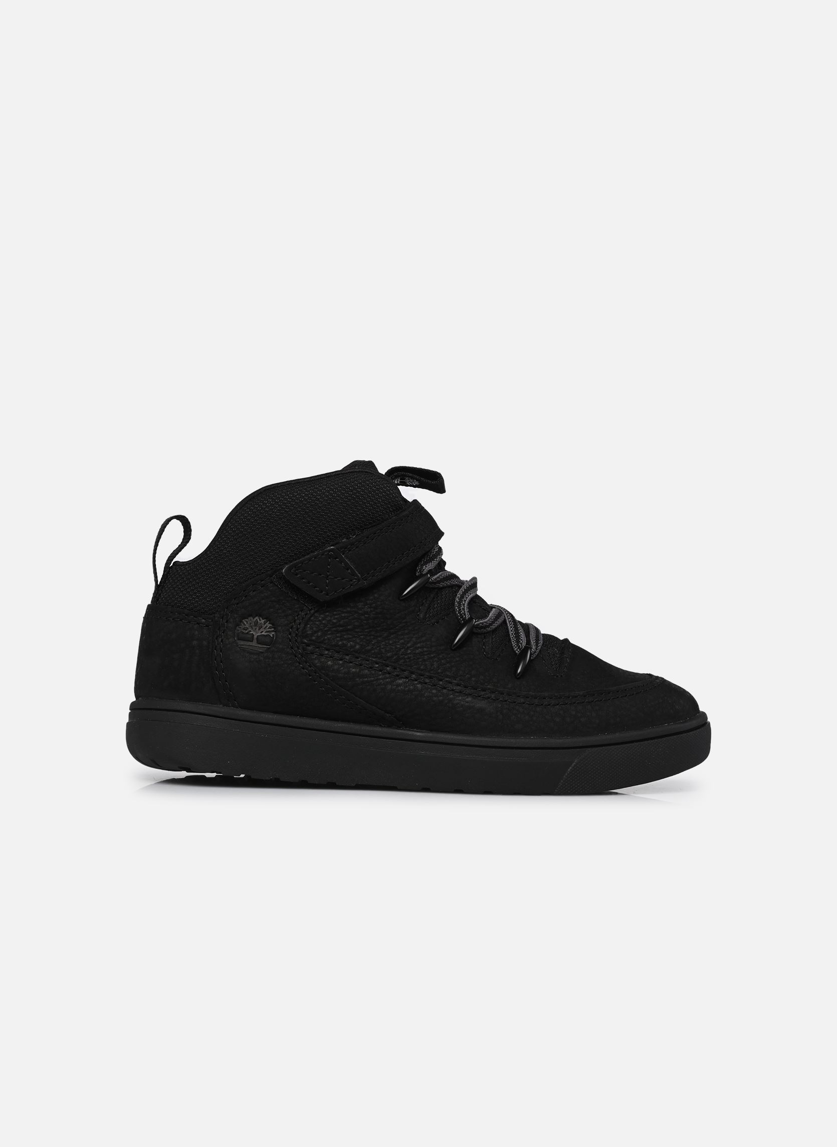 Sneakers Lisbon Street mid sneaker jongens zwart Timberland Sneakers Lisbon Street mid sneaker jongens zwart BLACKOUT NUBUCK