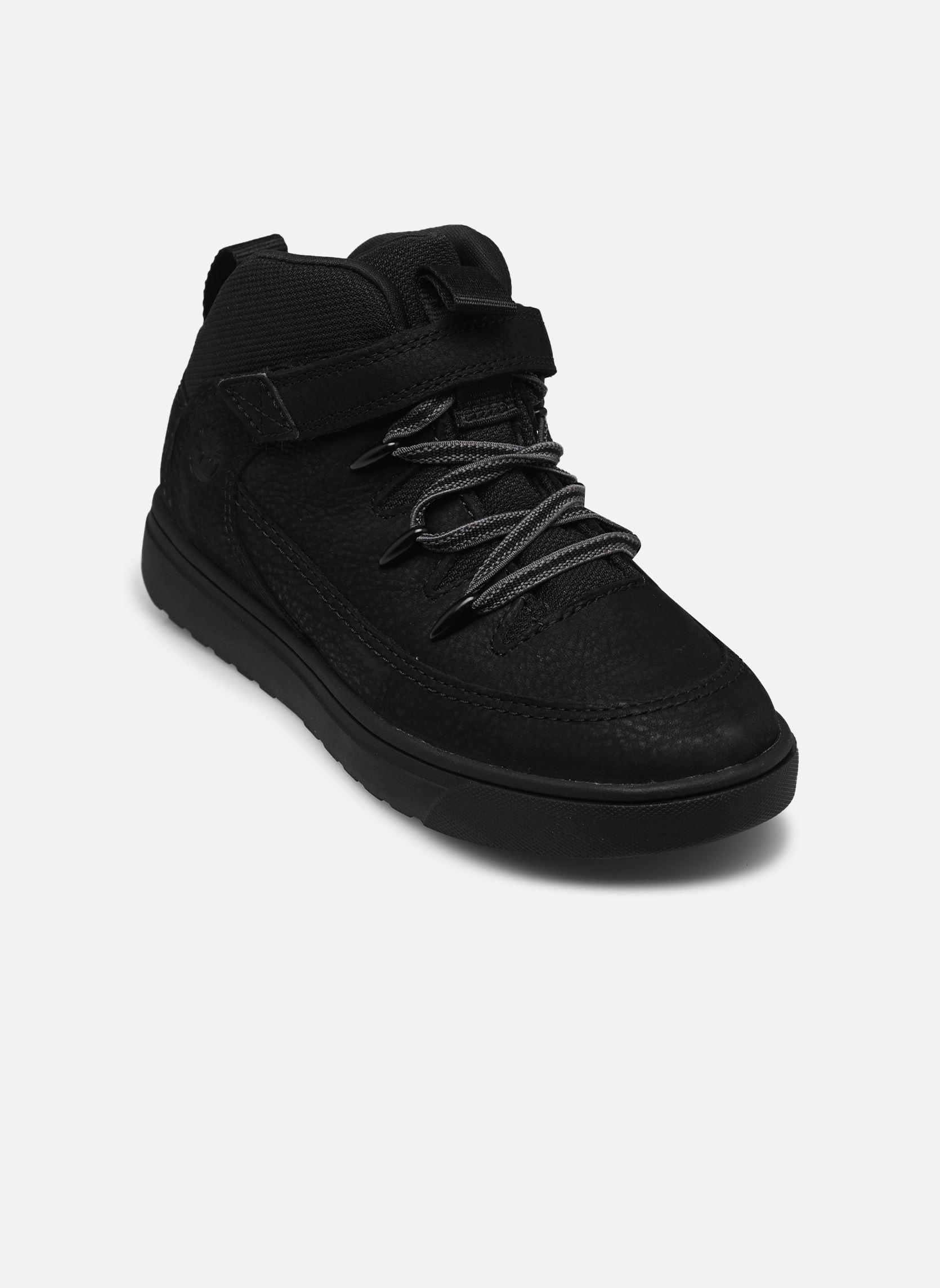 Sneakers Lisbon Street mid sneaker jongens zwart Timberland Sneakers Lisbon Street mid sneaker jongens zwart BLACKOUT NUBUCK