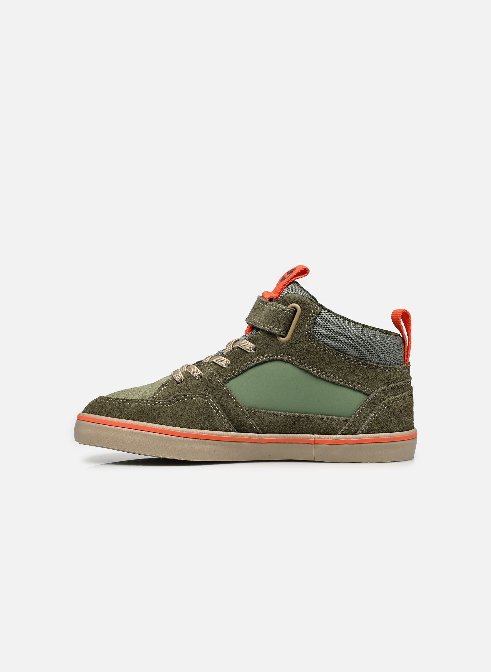 Sneaker STONE JUMP MID SNEAKER grün Timberland Sneaker STONE JUMP MID SNEAKER grün LT GREEN SUEDE W DK GREEN