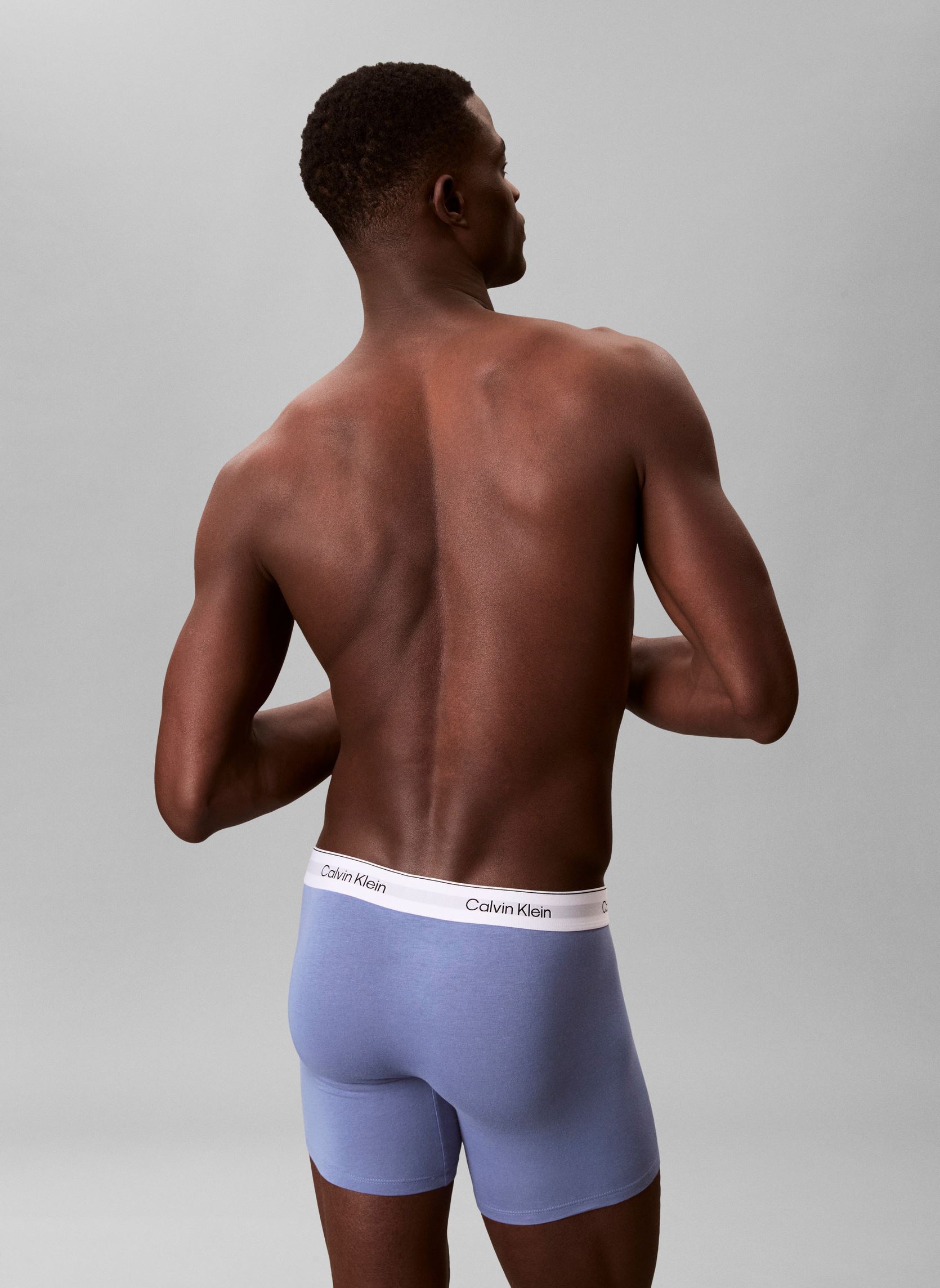 Unterwäsche Boxer Brief 3Pk herren mehrfarbig Calvin Klein Unterwäsche Boxer Brief 3Pk herren mehrfarbig WHITE/BLUE TULIP/TURBULENCE