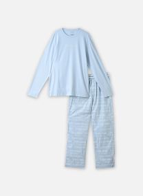 Ensembles de pyjamas Ensemble pyjama pantalon homme bleu Calvin Klein Ensembles de pyjamas Ensemble pyjama pantalon homme bleu PLEIN AIR TOP W SEQUIN LOGO