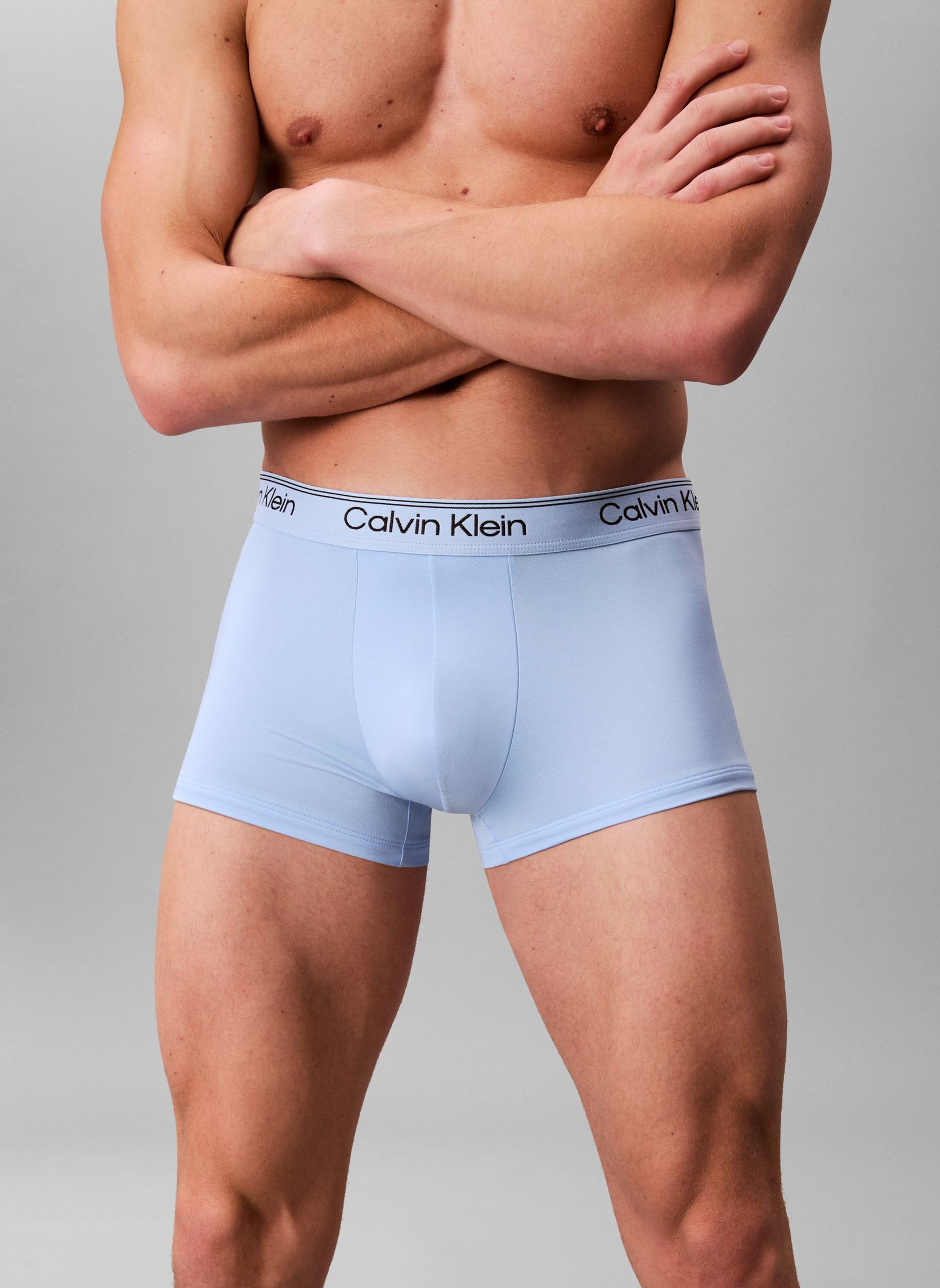 Sous-vêtements Low Rise Trunk 3Pk homme bleu Calvin Klein Sous-vêtements Low Rise Trunk 3Pk homme bleu SHORELINE/ ROYALTY/ BLUE BELL