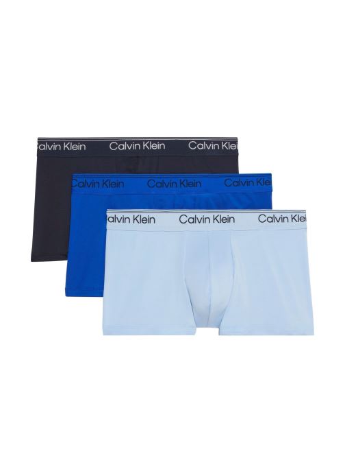 Calvin Klein Sous-vêtements Low Rise Trunk 3Pk homme bleu
