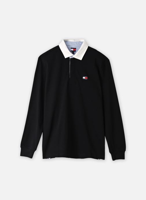 Tommy Jeans Polos Tjm Ess Badge Rugby homme noir