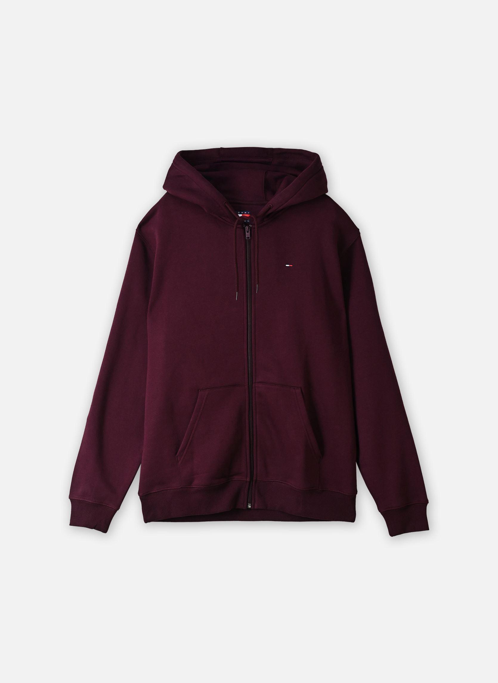 Vestes de survêtement Tjm Reg S Flag Zip Through homme bordeaux Tommy Jeans Vestes de survêtement Tjm Reg S Flag Zip Through homme bordeaux CALYPSO BERRY