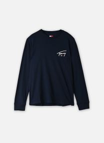 Tee-shirts Tjm Slim Signature LS Tee homme marine Tommy Jeans Tee-shirts Tjm Slim Signature LS Tee homme marine DARK BLUE