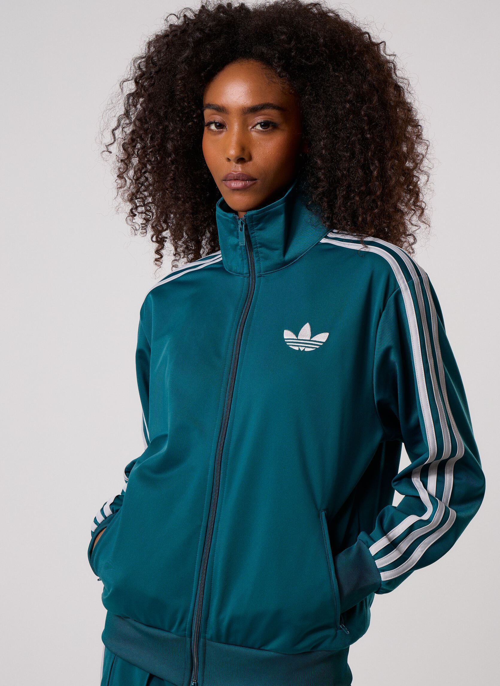 Trainingsvest FB TT LOOSE dames blauw adidas originals Trainingsvest FB TT LOOSE dames blauw RICH GREEN