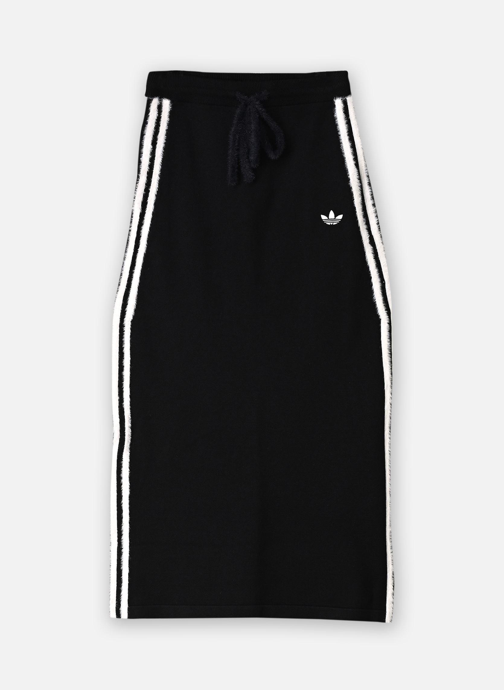 Jupes KNIT SKIRT femme noir adidas originals Jupes KNIT SKIRT femme noir BLACK/WHITE