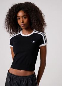 Tee-shirts KNIT TEE femme noir adidas originals Tee-shirts KNIT TEE femme noir BLACK/WHITE