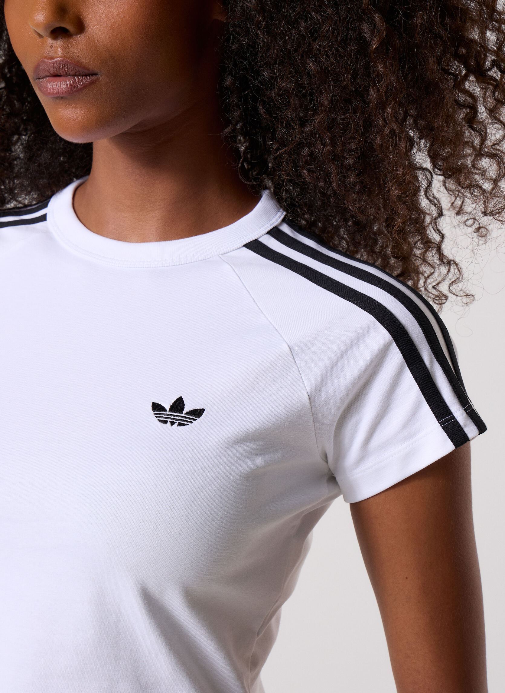 T-shirts SST BABY TEE dames wit adidas originals T-shirts SST BABY TEE dames wit WHITE/WHITE/BLACK