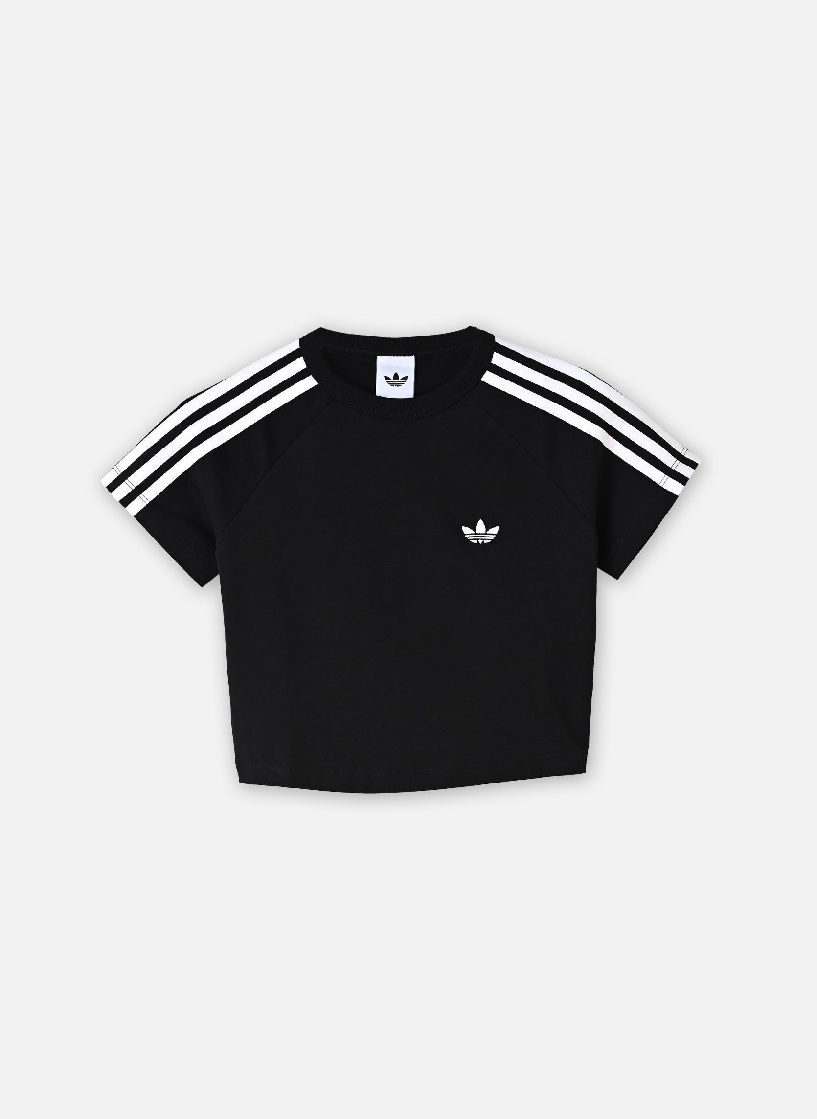 T-shirts SST BABY TEE dames zwart adidas originals T-shirts SST BABY TEE dames zwart BLACK/BLACK/WHITE