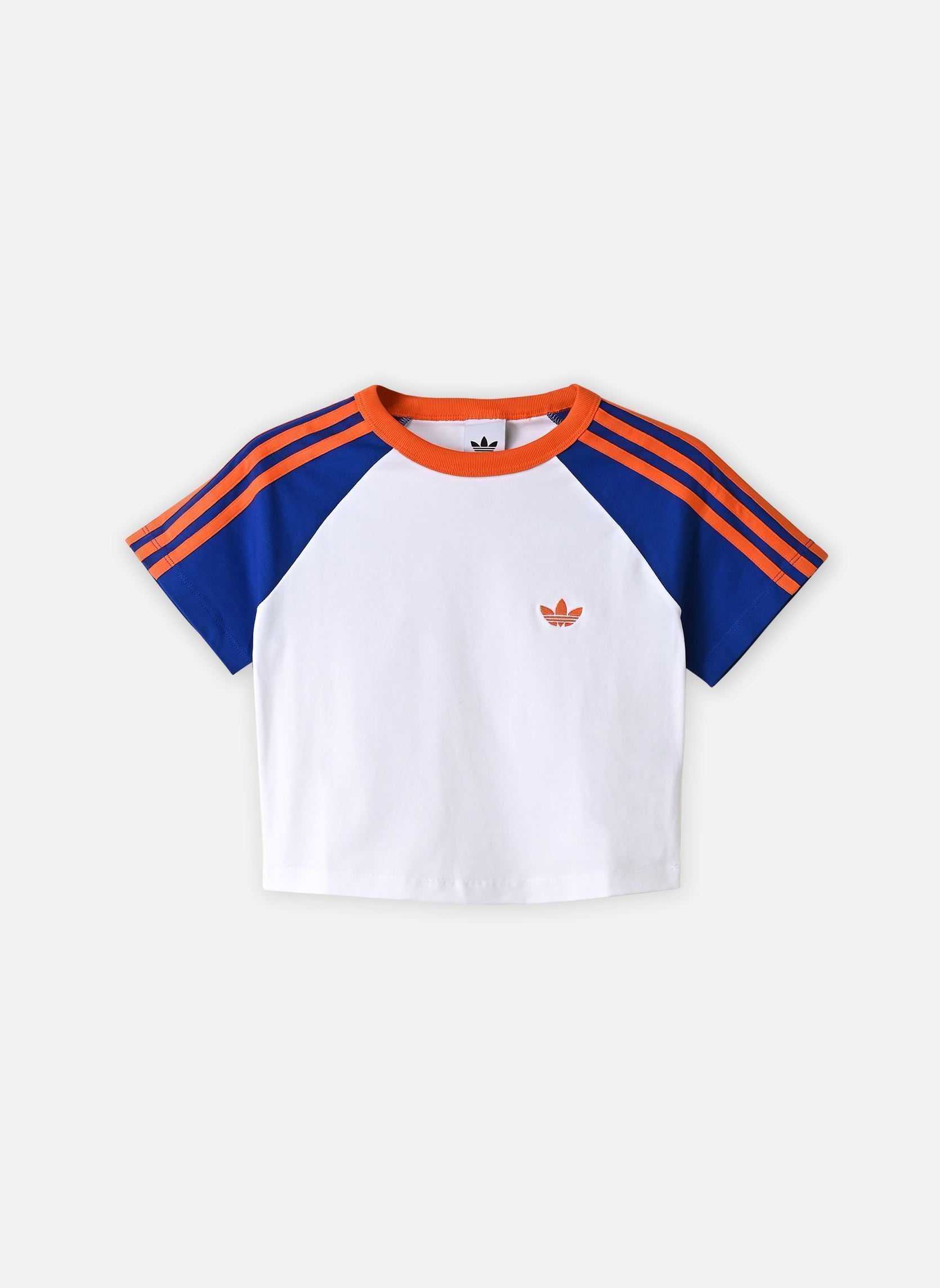 Tee-shirts SST BABY TEE femme multicolore adidas originals Tee-shirts SST BABY TEE femme multicolore WHITE