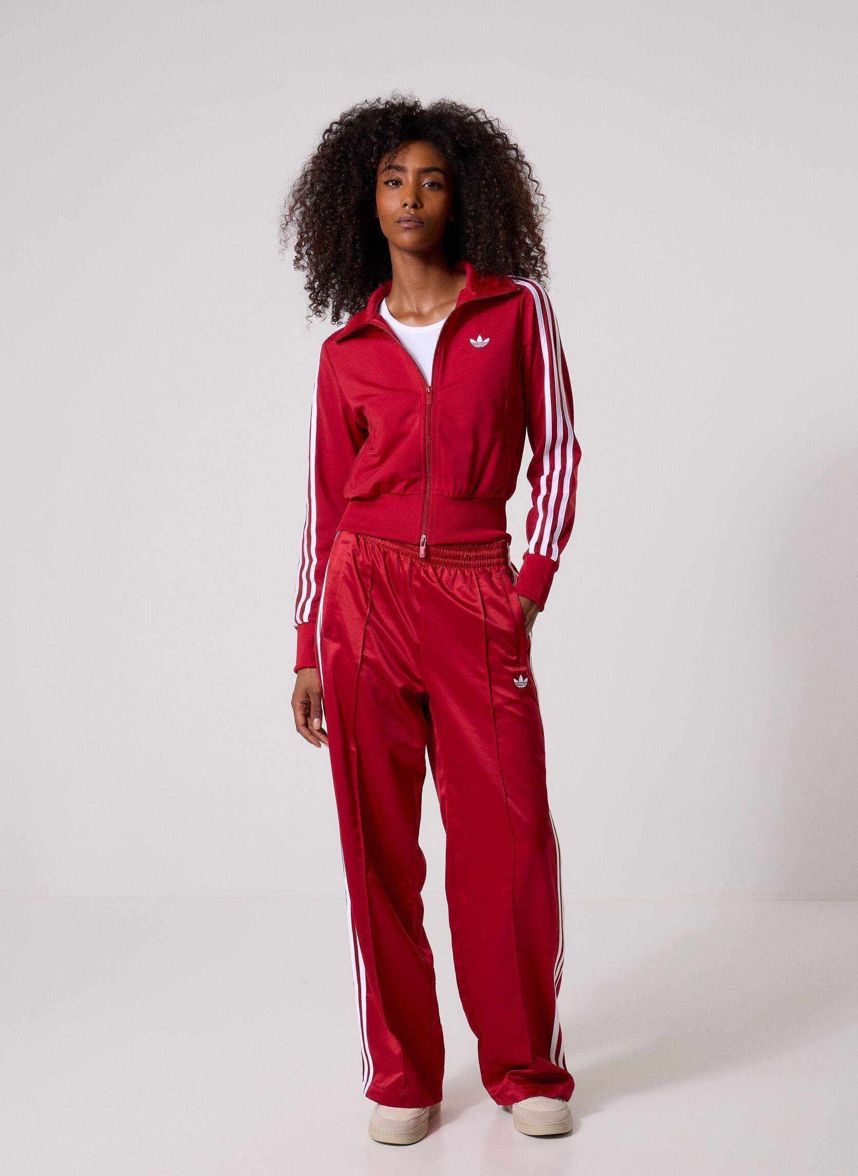 Bas de jogging SST LOOSE TP femme rouge adidas originals Bas de jogging SST LOOSE TP femme rouge TMVIRE/WHITE