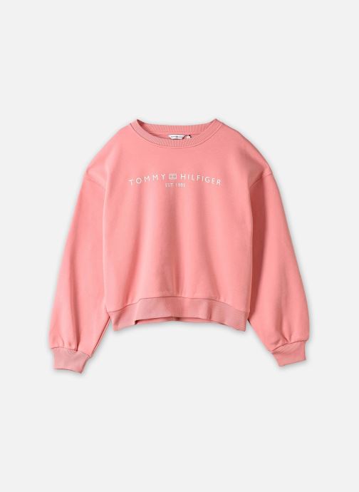Tommy Hilfiger Sweater Corp Logo Mdrn Sweat dames roze