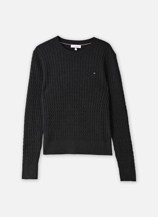 Tommy Hilfiger Truien Cotton Cable Fine Gg dames grijs