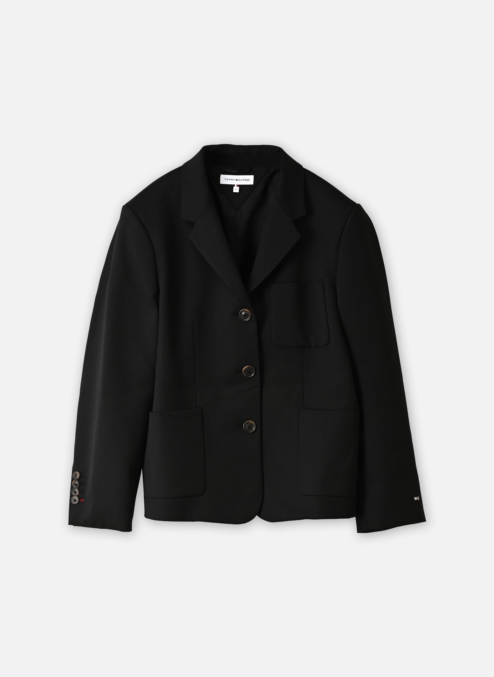 Vestes et manteaux Timeless Wool Blazer femme noir Tommy Hilfiger Vestes et manteaux Timeless Wool Blazer femme noir BLACK