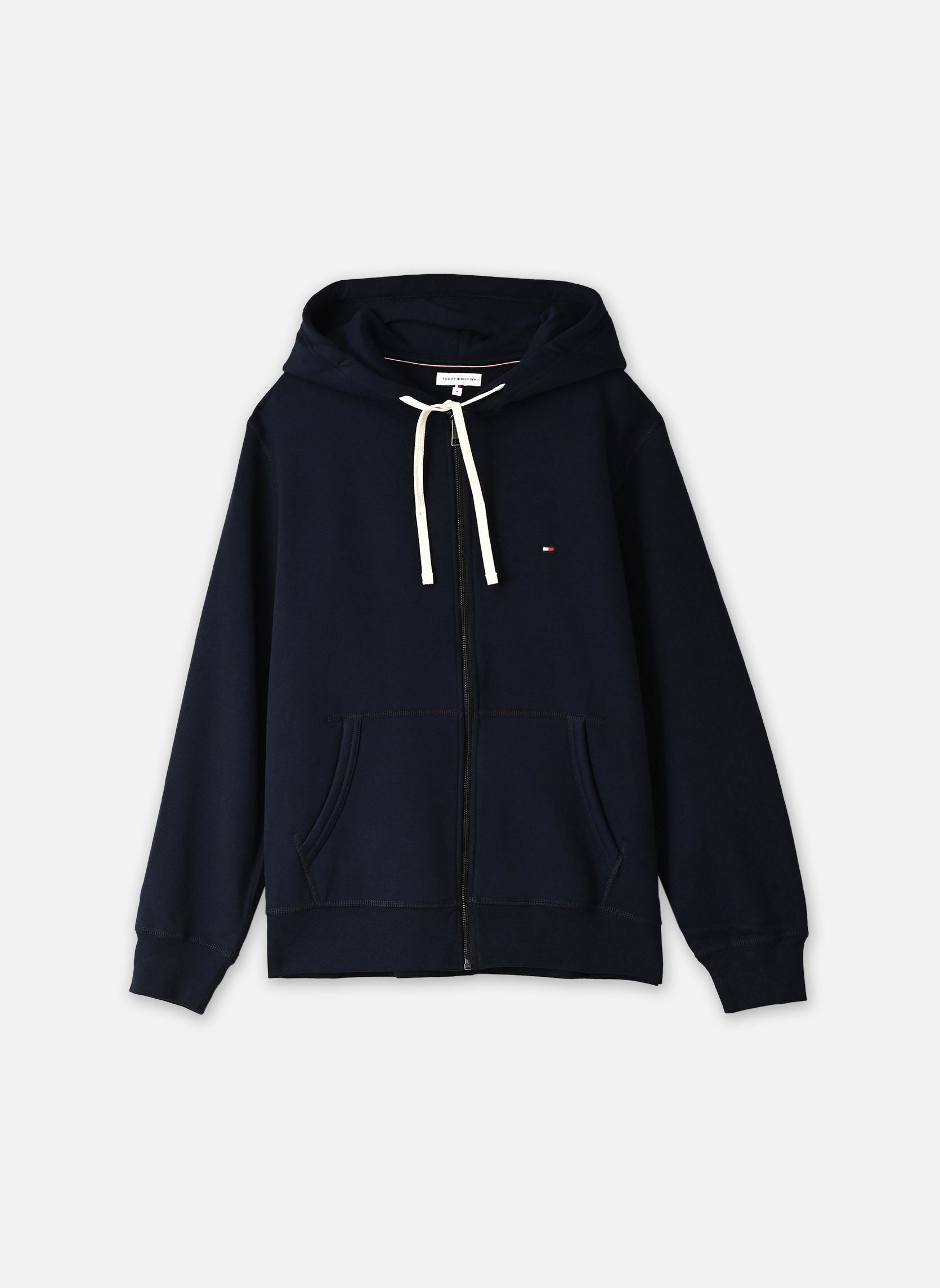Vestes de survêtement Essential Hoodie zip sweat-shirt homme marine Tommy Hilfiger Vestes de survêtement Essential Hoodie zip sweat-shirt homme marine NAVY BLUE
