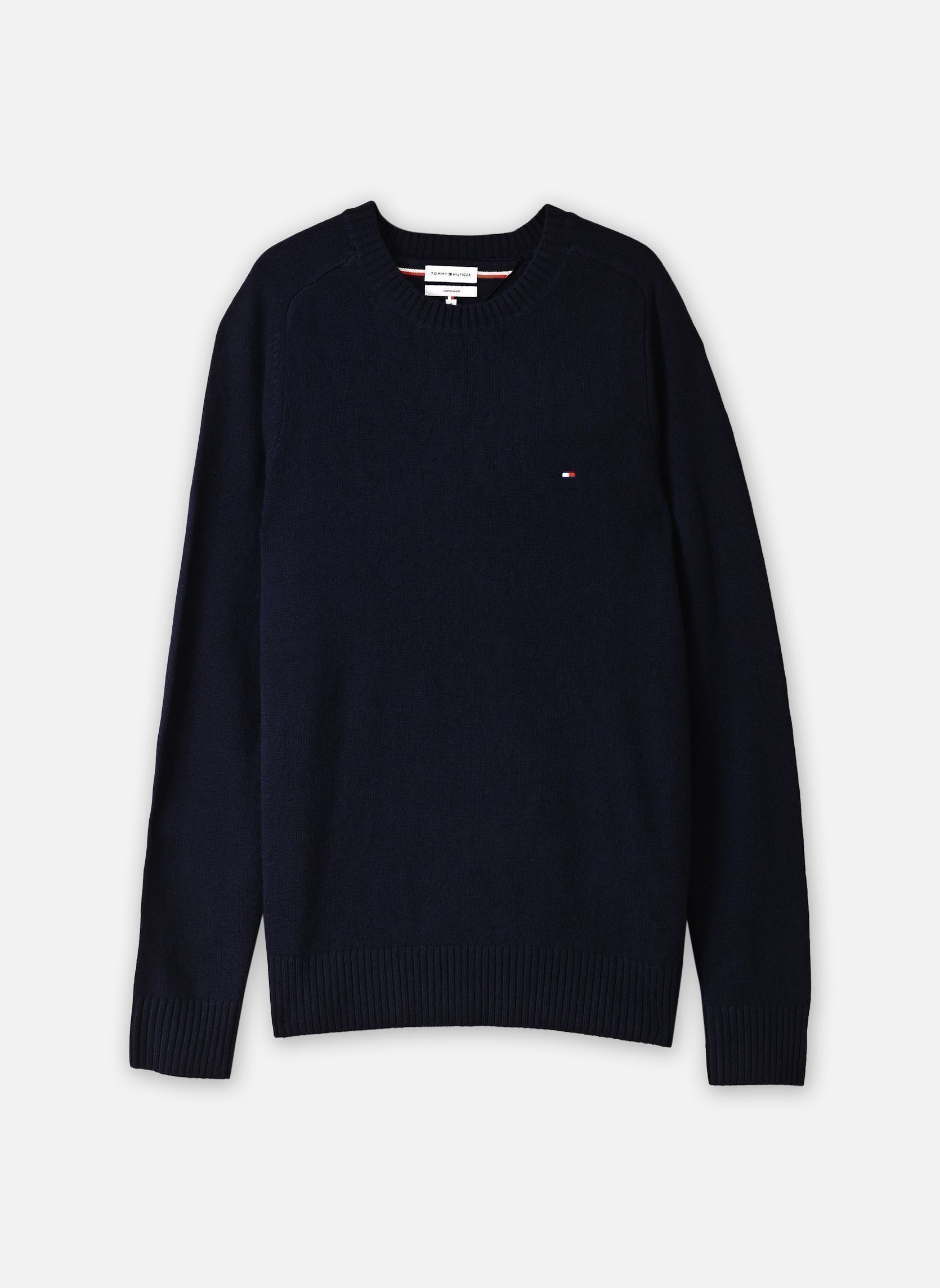 Pullover Lambswool Crew Neck herren marineblau Tommy Hilfiger Pullover Lambswool Crew Neck herren marineblau NAVY BLUE