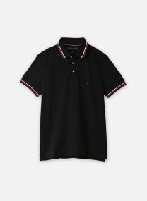 Polos Tipped Slim Fit Polo homme noir Tommy Hilfiger Polos Tipped Slim Fit Polo homme noir BLACK