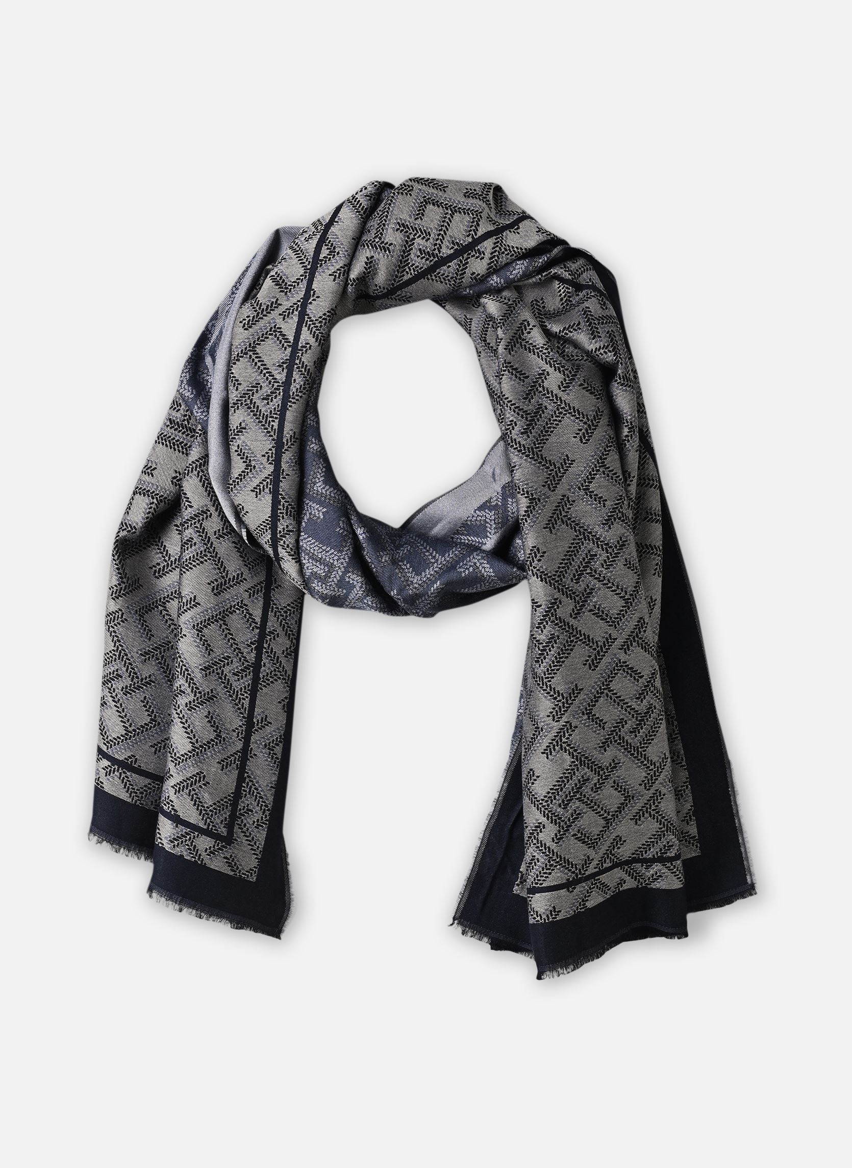 Echarpes et foulards Th Monogram Jacq Sca femme bleu Tommy Hilfiger Echarpes et foulards Th Monogram Jacq Sca femme bleu SPACE BLUE