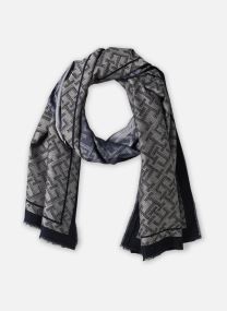 Echarpes et foulards Th Monogram Jacq Sca femme bleu