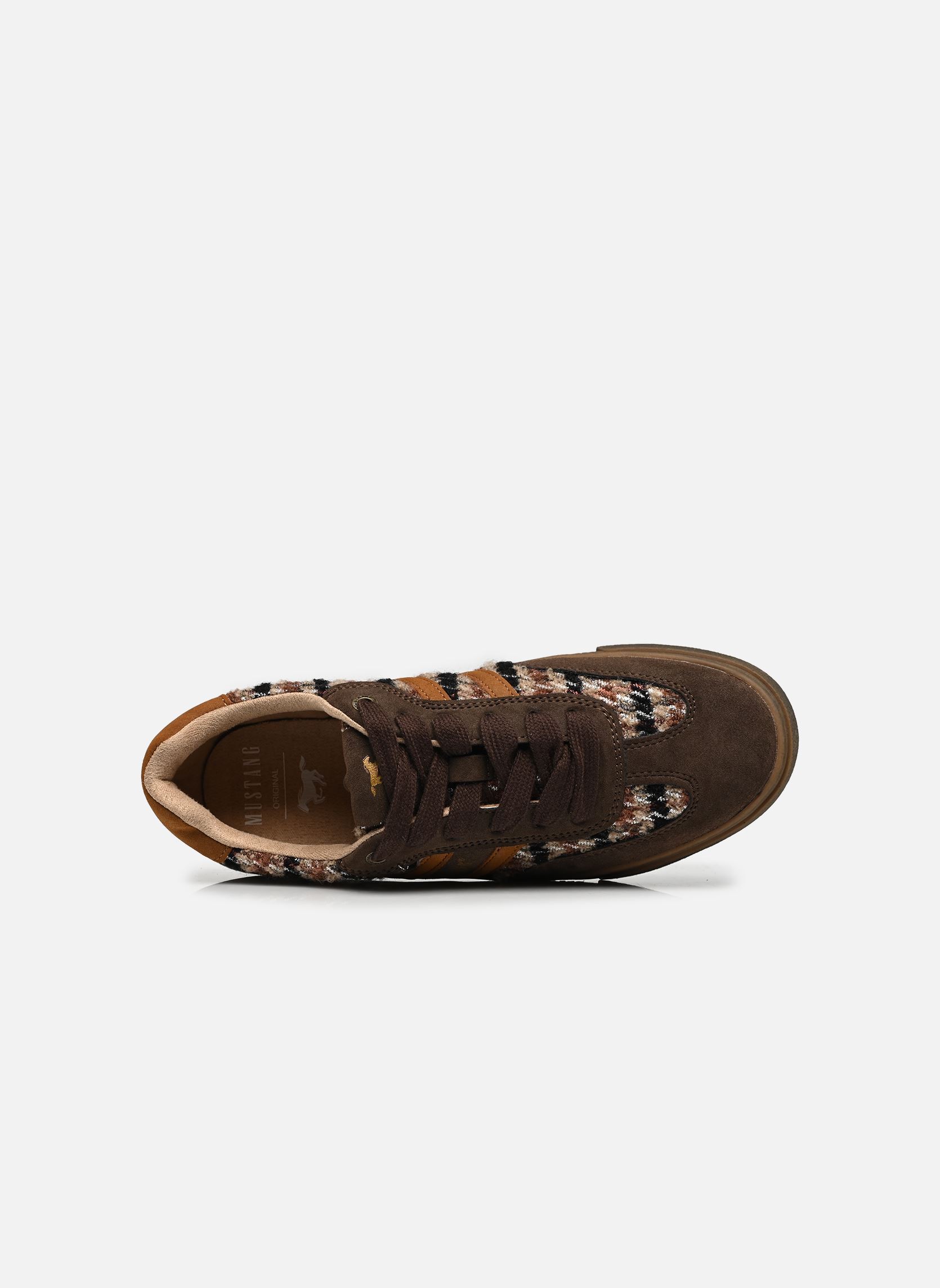 Baskets 15M0212020 femme marron Mustang shoes Baskets 15M0212020 femme marron BROWN-MULTI