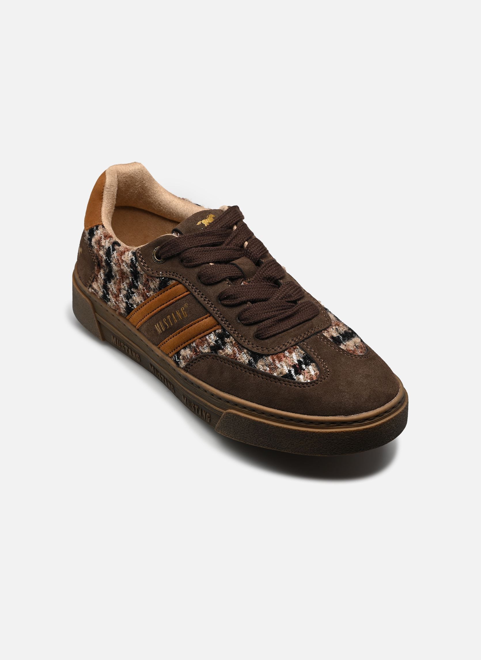 Baskets 15M0212020 femme marron Mustang shoes Baskets 15M0212020 femme marron BROWN-MULTI
