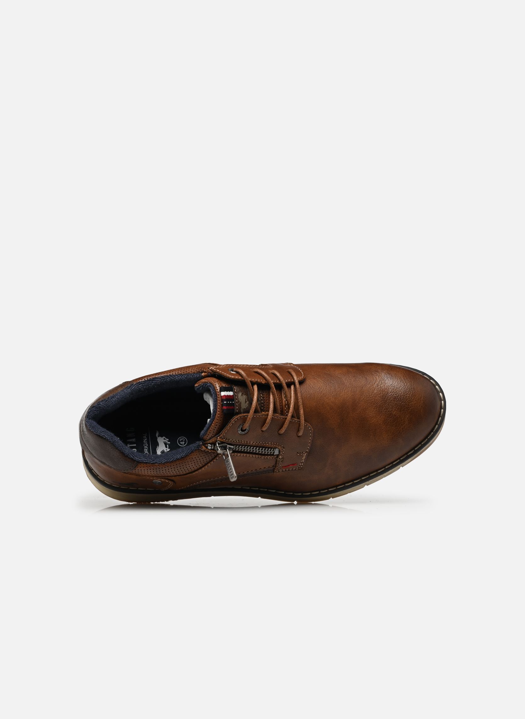 Stadsschoenen 26M0031004 heren bruin Mustang shoes Stadsschoenen 26M0031004 heren bruin BROWN