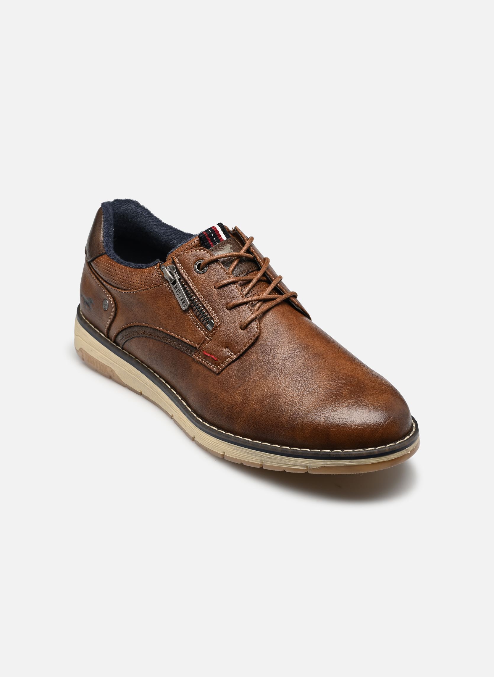 Stadsschoenen 26M0031004 heren bruin Mustang shoes Stadsschoenen 26M0031004 heren bruin BROWN