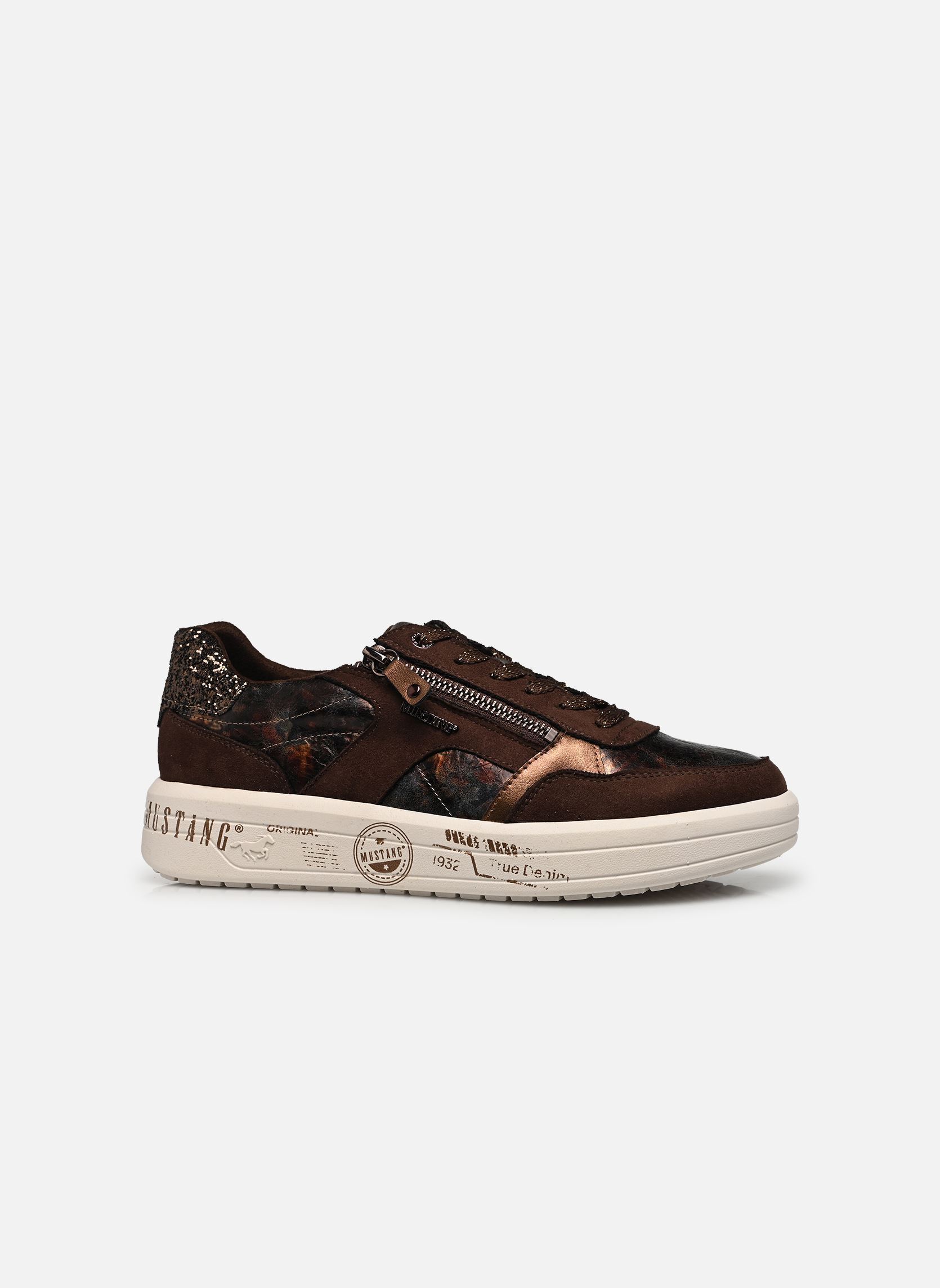 Baskets 26M0482009 femme or et bronze Mustang shoes Baskets 26M0482009 femme or et bronze BRONZE