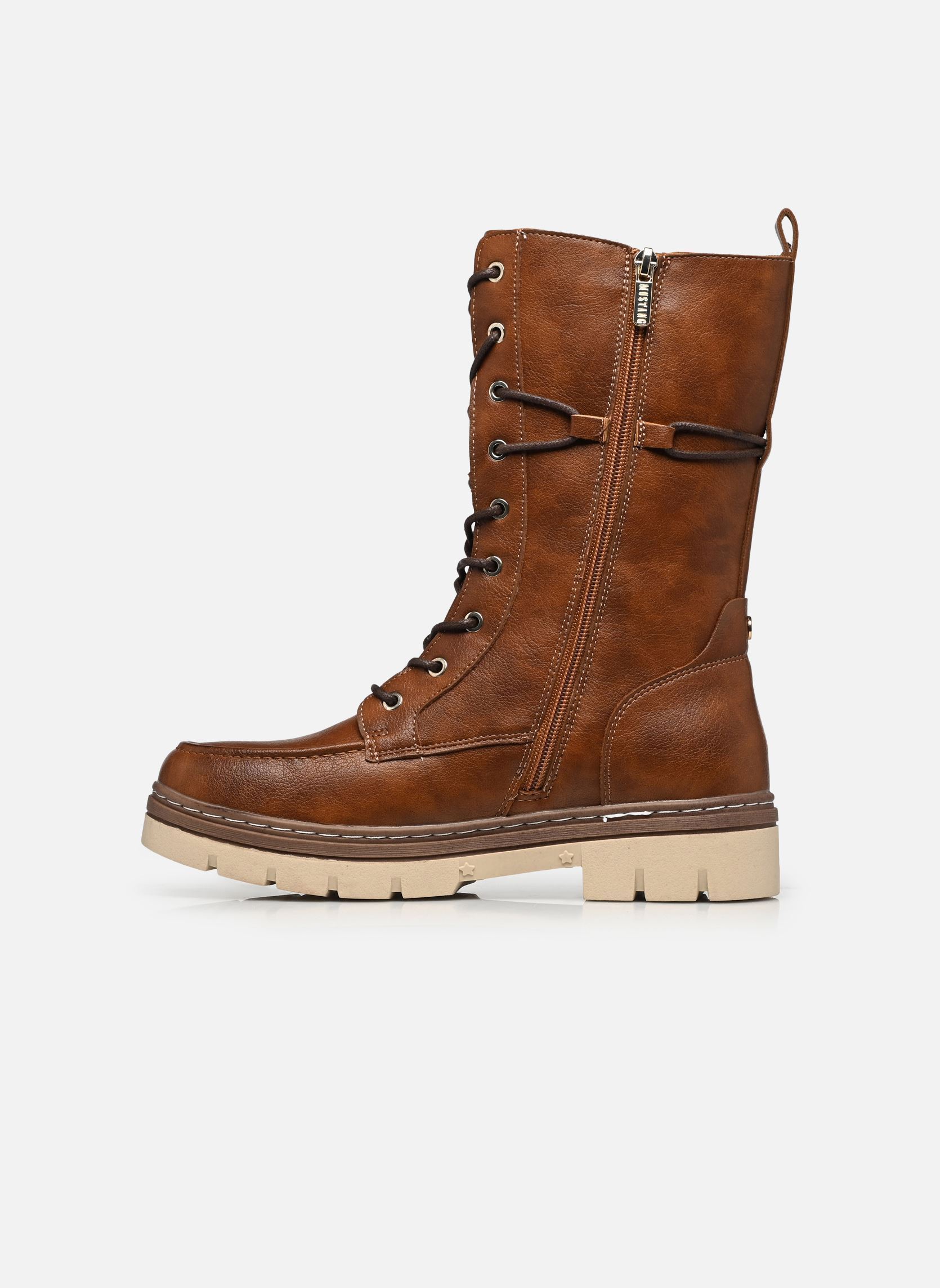 Bottes 15M0012008 femme marron Mustang shoes Bottes 15M0012008 femme marron COGNAC