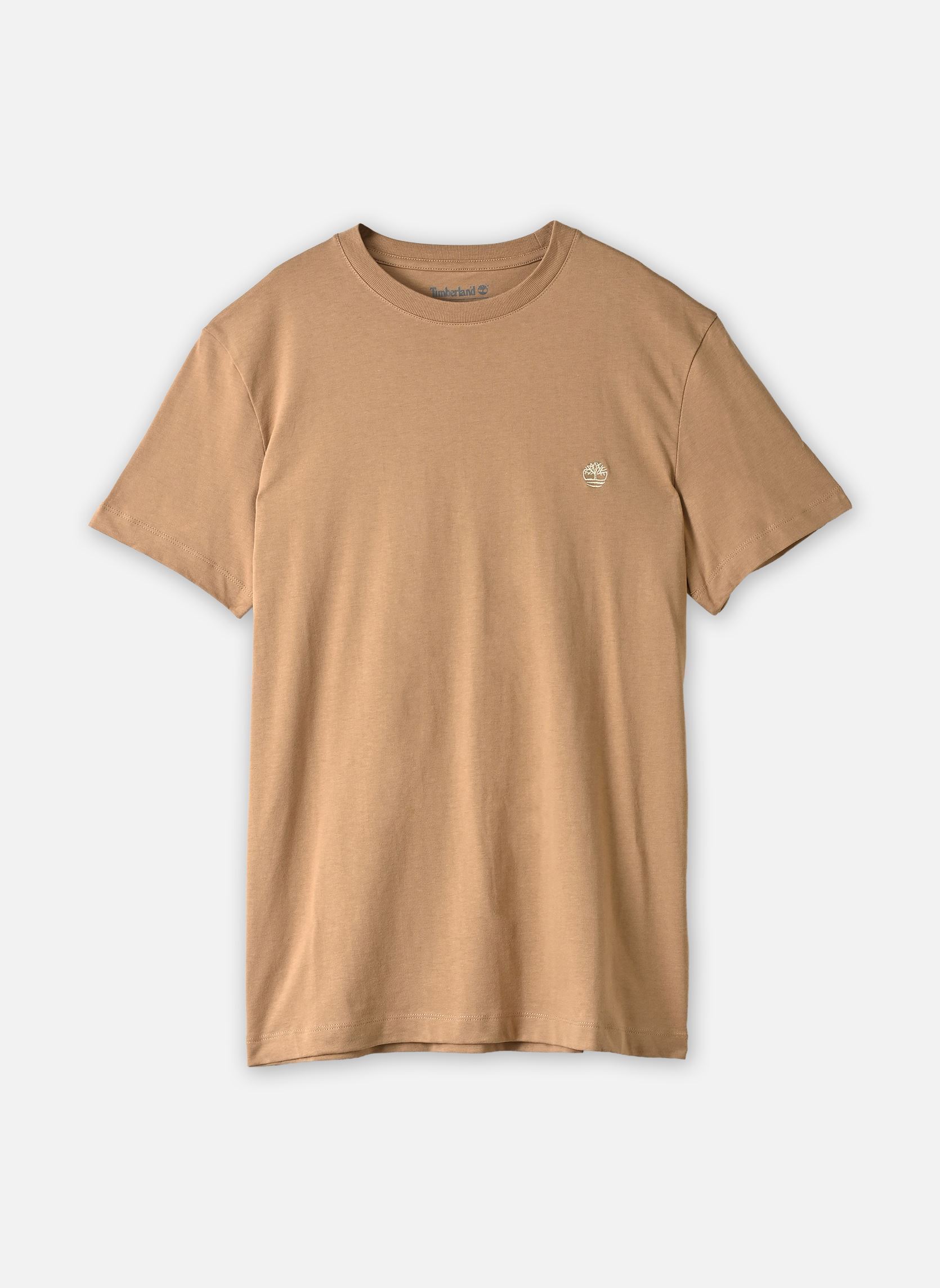 T-shirts Dunstan River Ss Tee (Slim) heren beige Timberland T-shirts Dunstan River Ss Tee (Slim) heren beige TANNIN