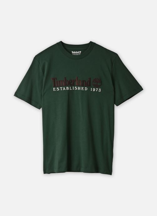 Timberland T-shirts Established 1973 Ss Embroidered Tee heren groen