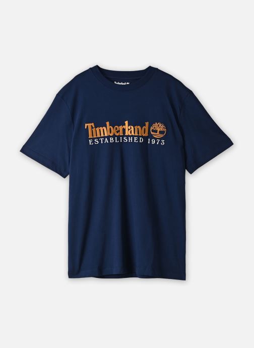 Timberland Tee-shirts Established 1973 Ss Embroidered Tee homme bleu