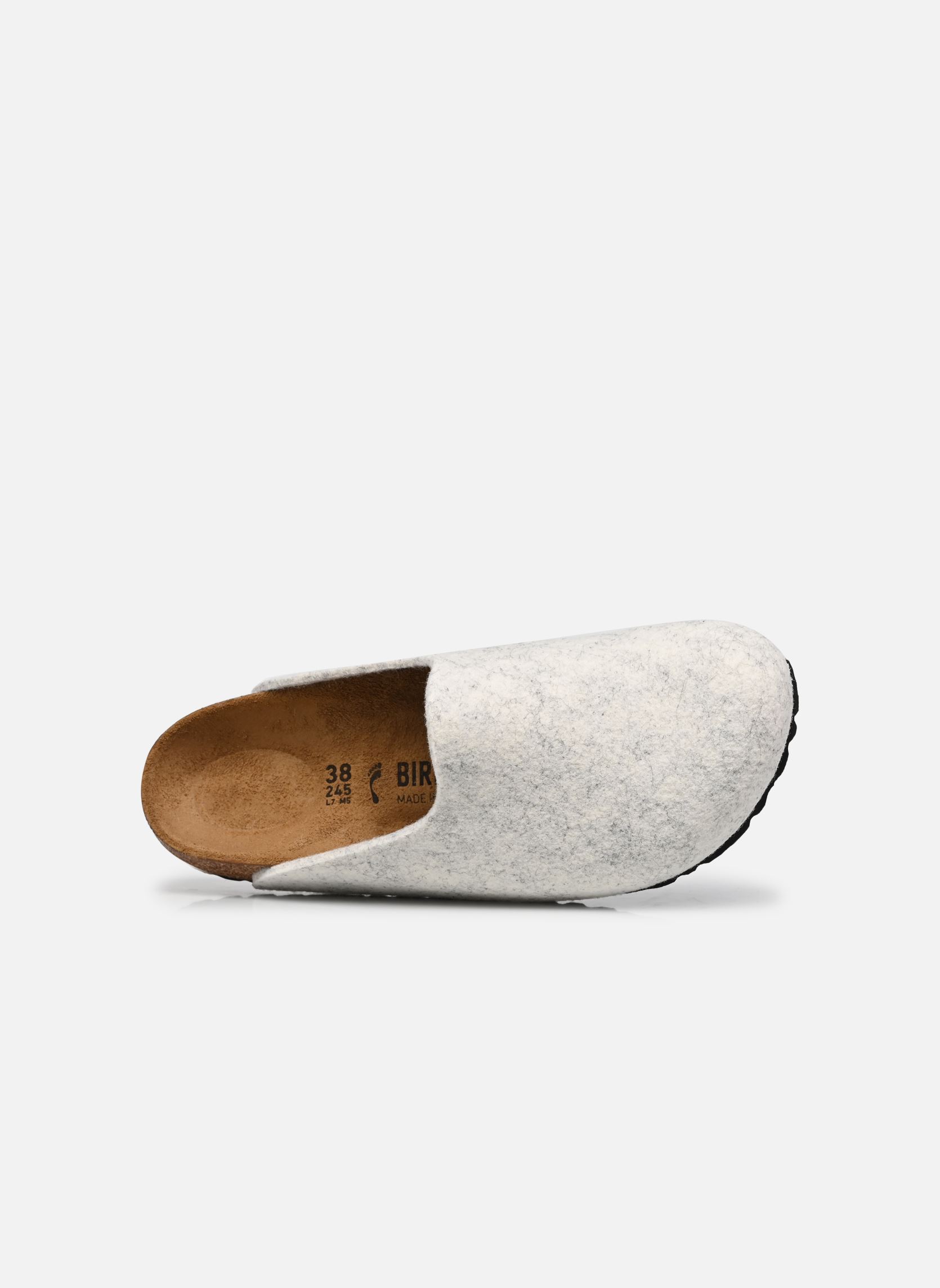 Chaussons mules Amsterdam Feutre - Narrow femme blanc Birkenstock Chaussons mules Amsterdam Feutre - Narrow femme blanc OYSTER