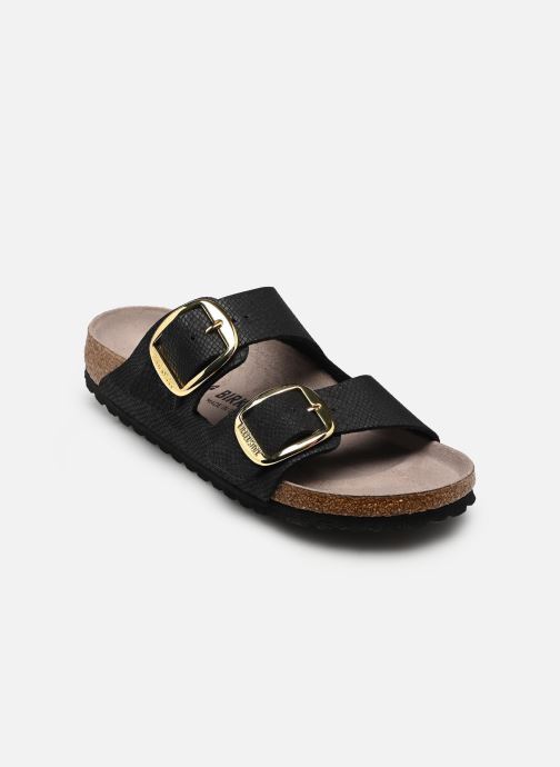 Birkenstock Mules Arizona Big Buckle Synthetik - Narrow femme noir
