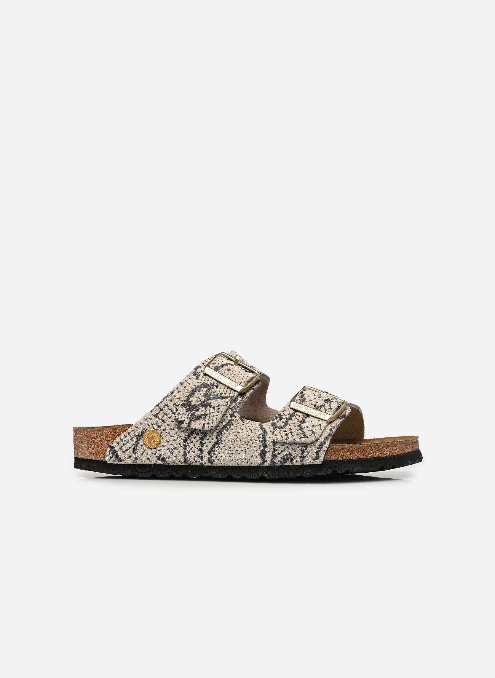 Mules et sabots Arizona Print Suede - Narrow femme gris Birkenstock Mules et sabots Arizona Print Suede - Narrow femme gris OYSTER