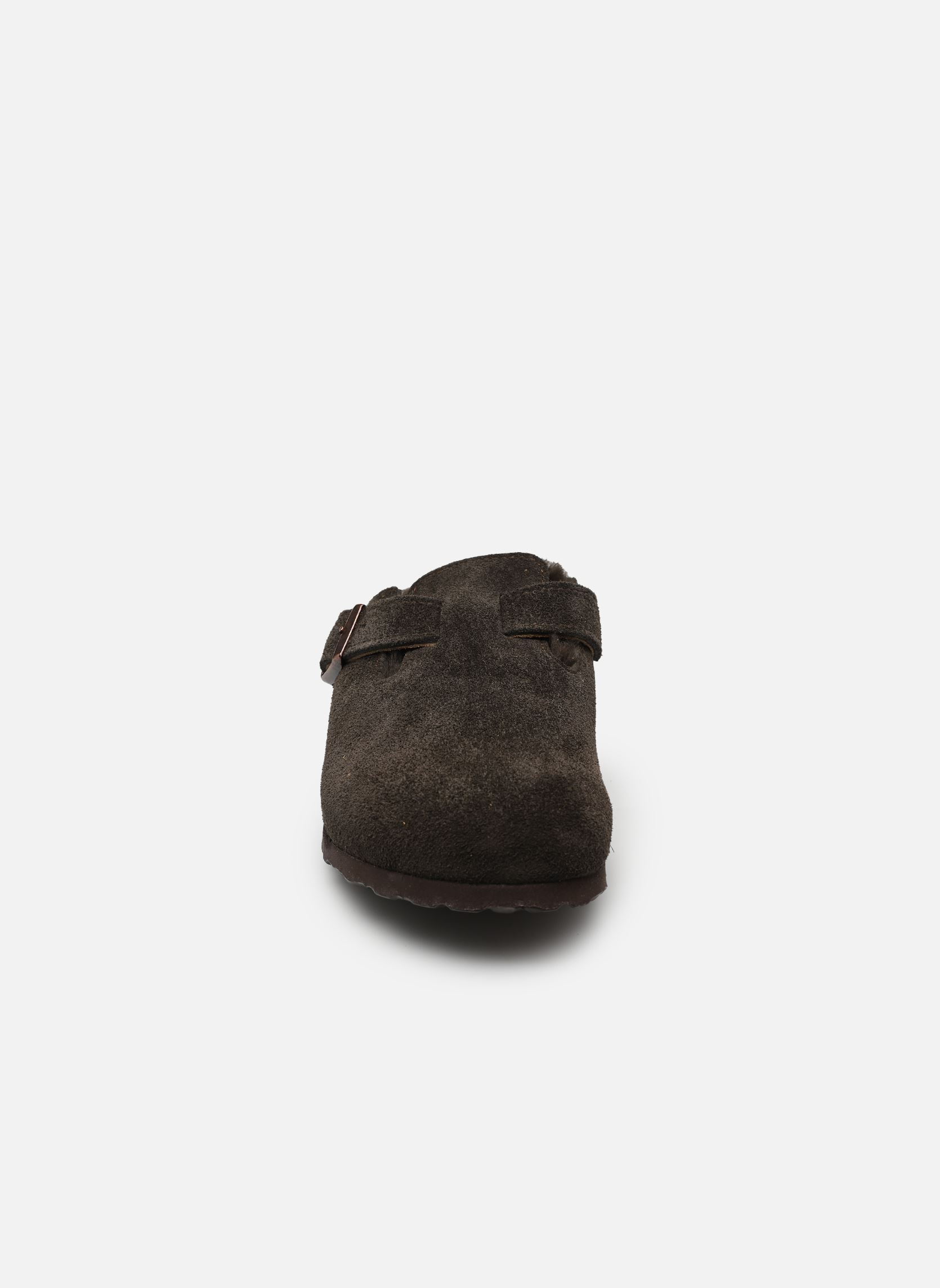 Mules et sabots Boston Shearling Suede - Narrow femme marron Birkenstock Mules et sabots Boston Shearling Suede - Narrow femme marron MOCCA