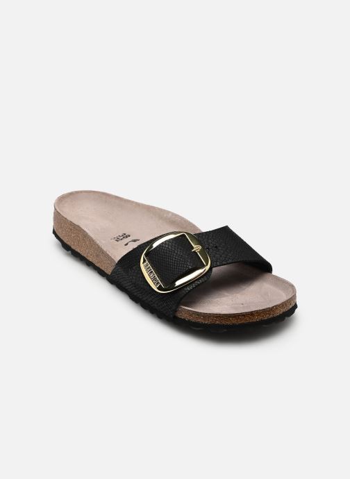 Birkenstock Mules Madrid Big Buckle Synthetik - Narrow femme noir