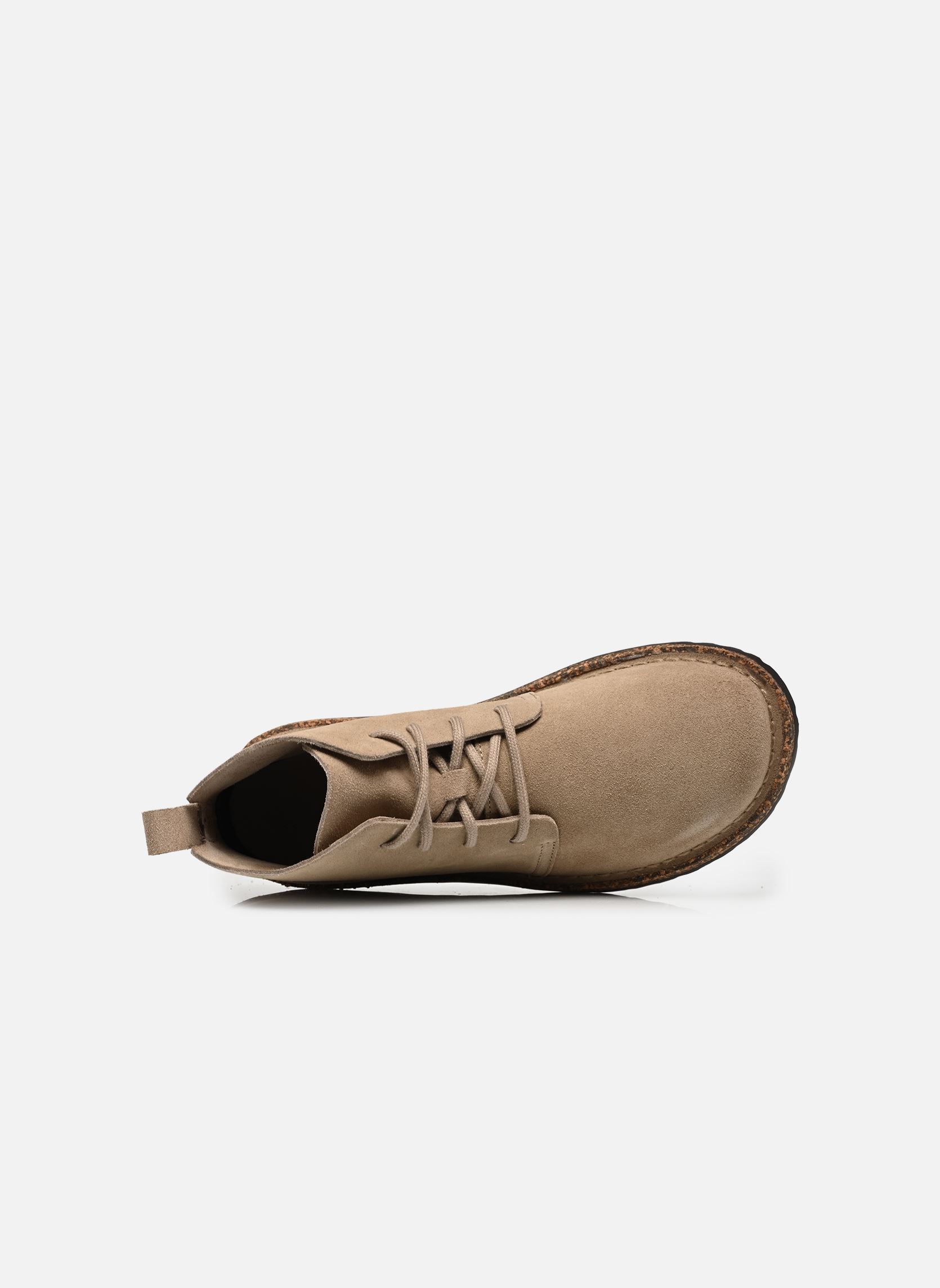 Bottines à lacets Uppsala Mid Suede - Narrow femme beige Birkenstock Bottines à lacets Uppsala Mid Suede - Narrow femme beige TAUPE