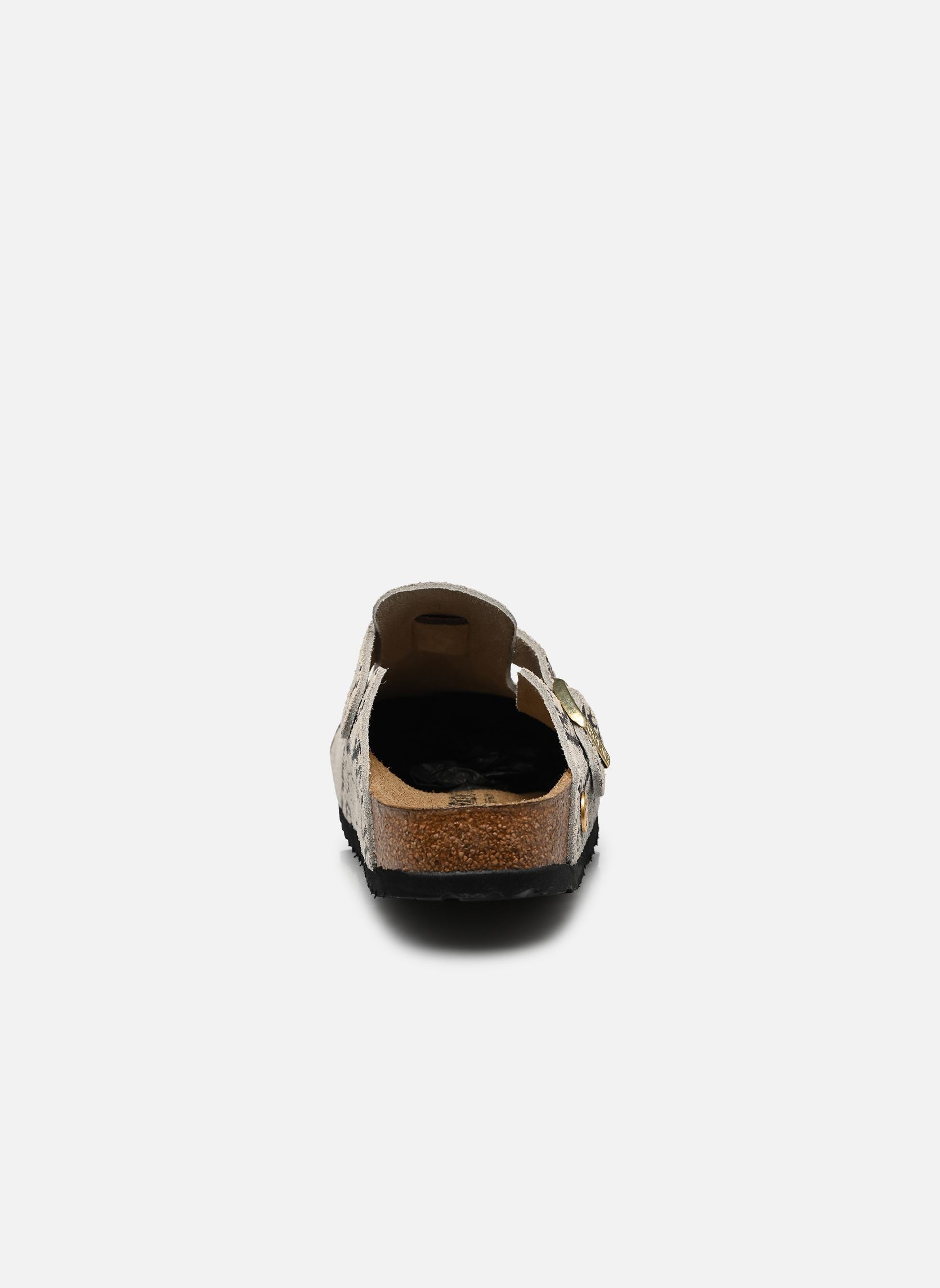 Mules et sabots Boston Print Suede - Narrow femme beige Birkenstock Mules et sabots Boston Print Suede - Narrow femme beige OYSTER
