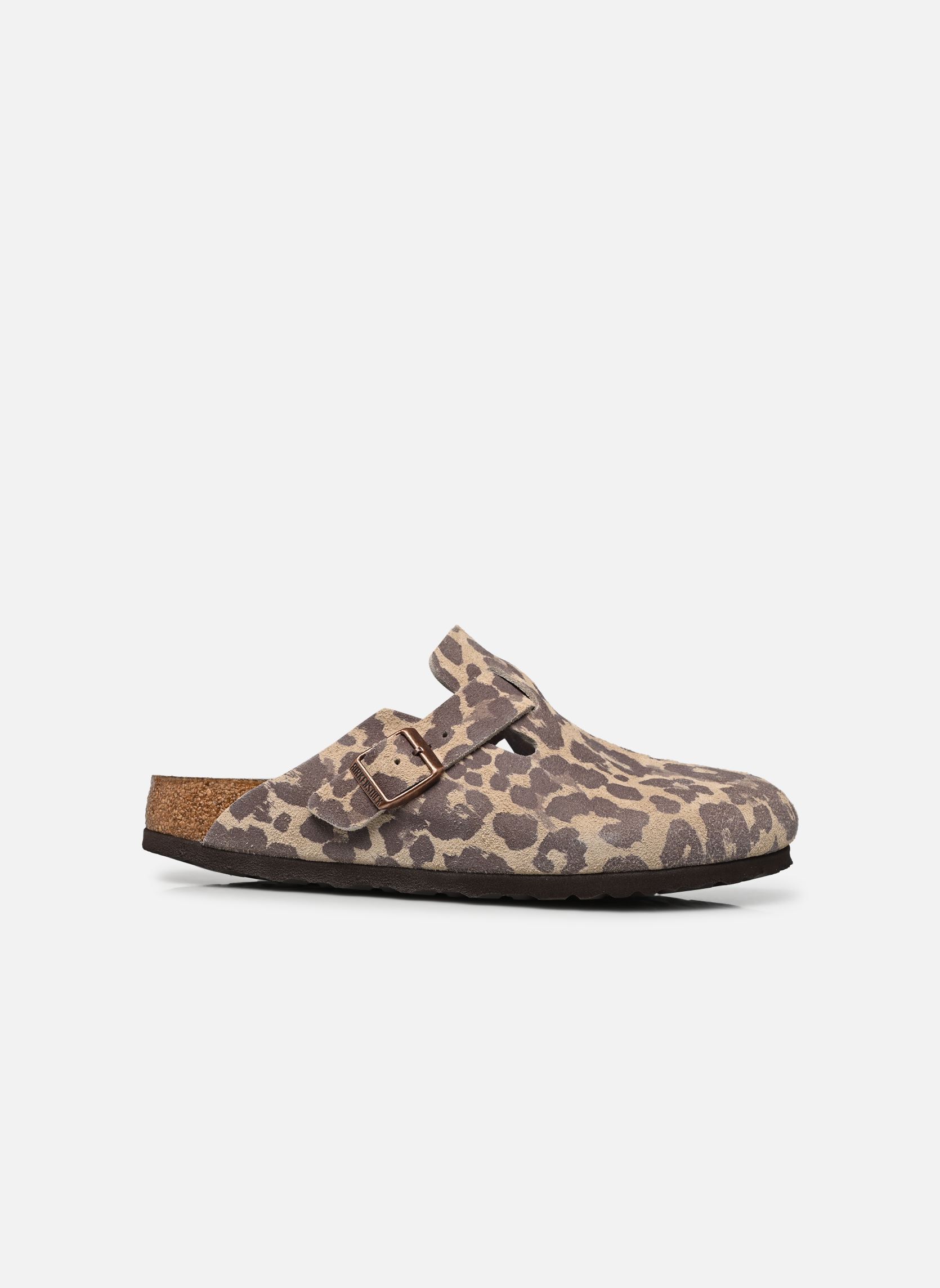 Mules et sabots Boston Print Suede - Narrow femme beige Birkenstock Mules et sabots Boston Print Suede - Narrow femme beige LEO SANDCASTLE