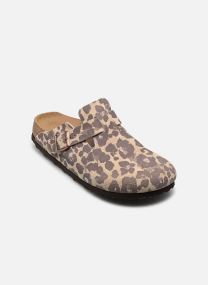 Mules et sabots Boston Print Suede - Narrow femme beige Birkenstock Mules et sabots Boston Print Suede - Narrow femme beige LEO SANDCASTLE