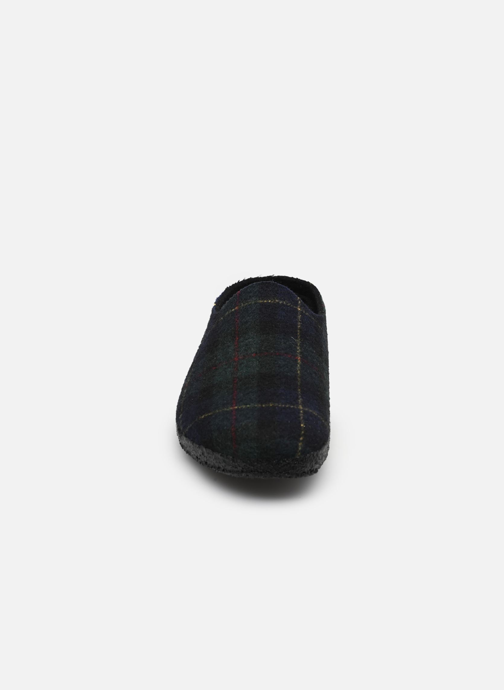 Hausschuhe Amsterdam Wrap Dip Feutre - Narrow damen grün Birkenstock Hausschuhe Amsterdam Wrap Dip Feutre - Narrow damen grün GREEN NAVY PLAID