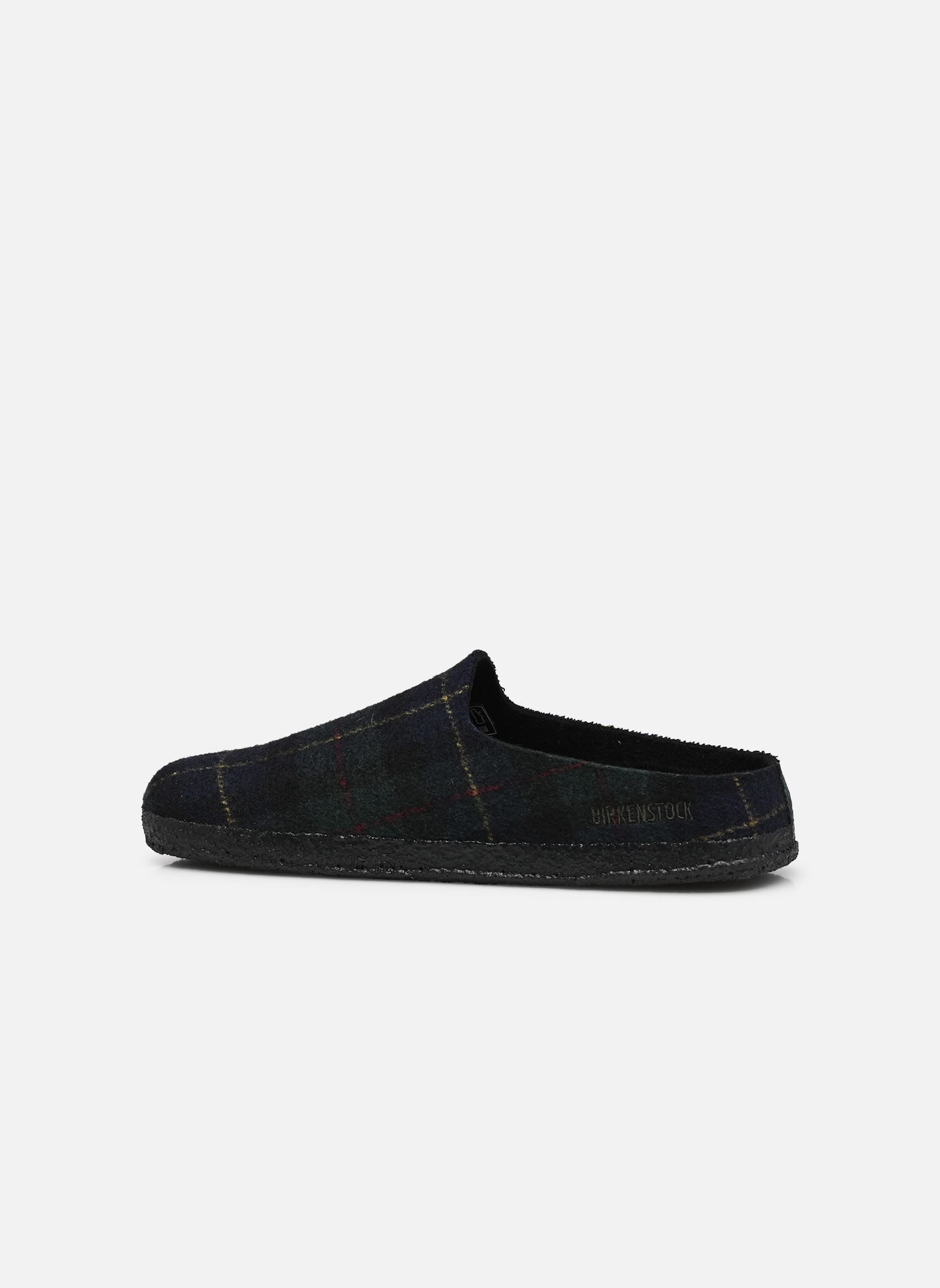 Hausschuhe Amsterdam Wrap Dip Feutre - Narrow damen grün Birkenstock Hausschuhe Amsterdam Wrap Dip Feutre - Narrow damen grün GREEN NAVY PLAID